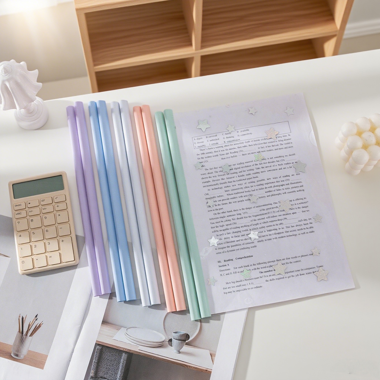 Binder A4 Lever - Confezione da 10 clip a leva