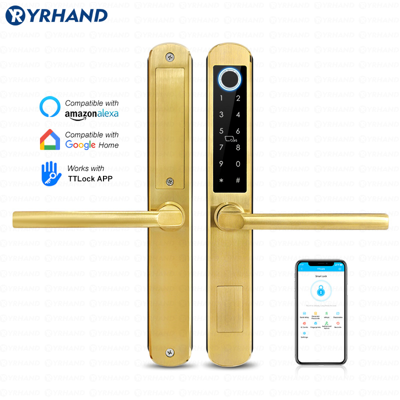 Letter Opener Brass - App Ttlock Smart Lock in vetro