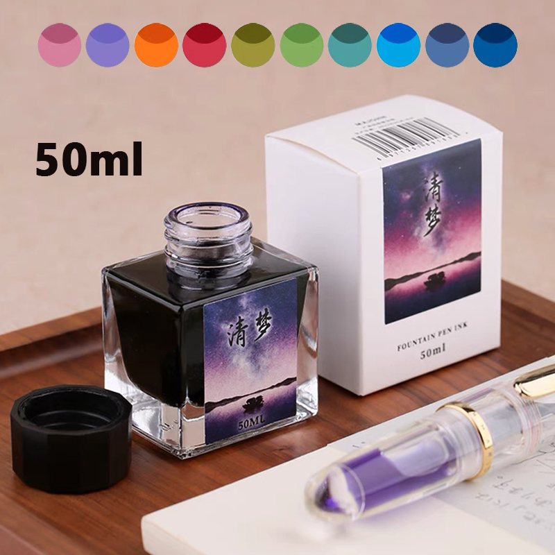 Fountain Pen Bottled Ink - MAJOHN 50ml Penna Stilografica Inchiostro Vari