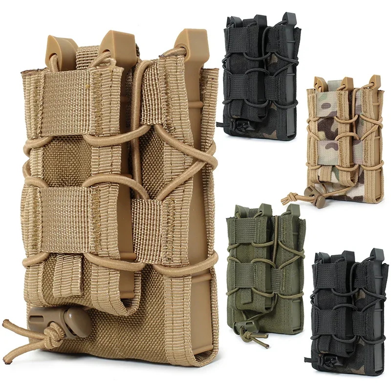 Magazine Holder Rack - 5.56 9mm Molle Magazine Pouch AK