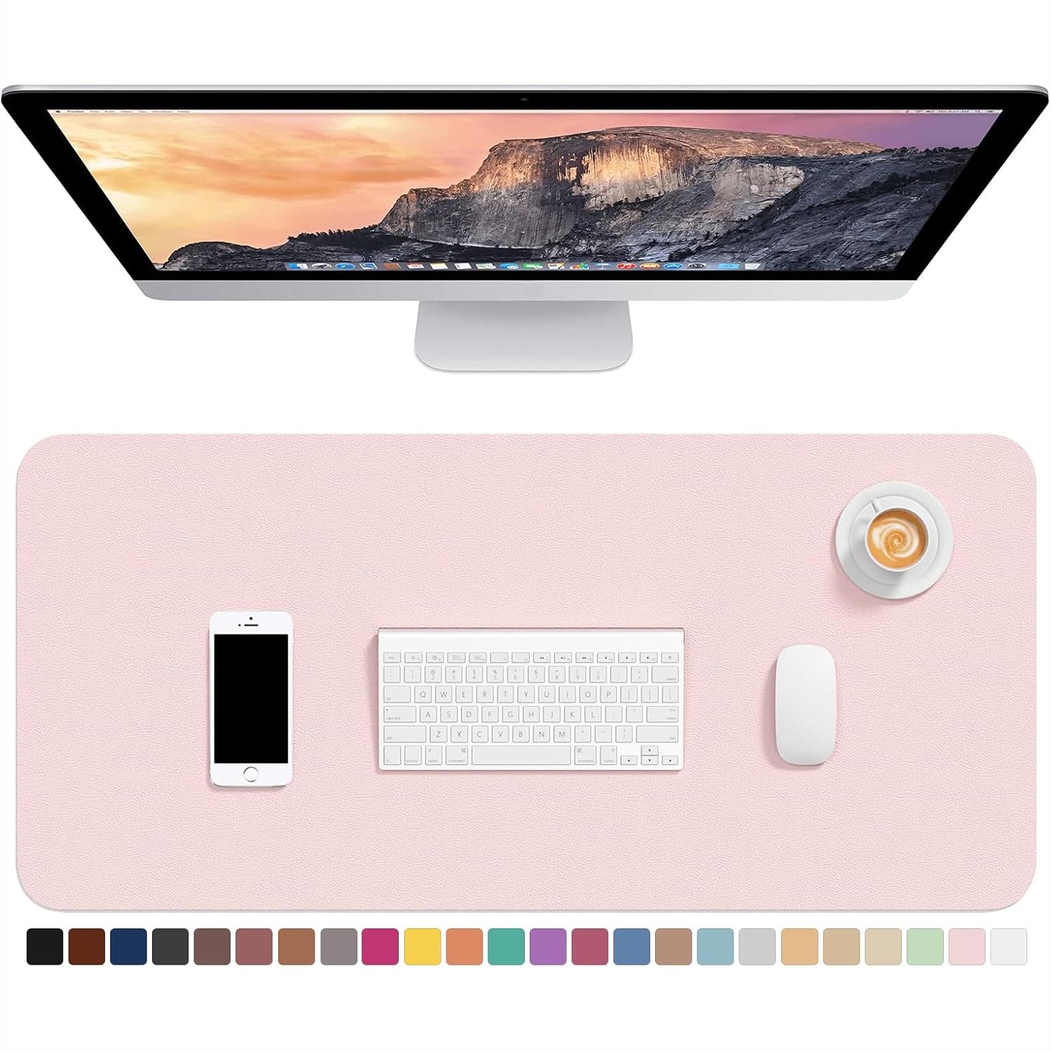 Leather Desk Pad - Tappetino da scrivania in pelle PU