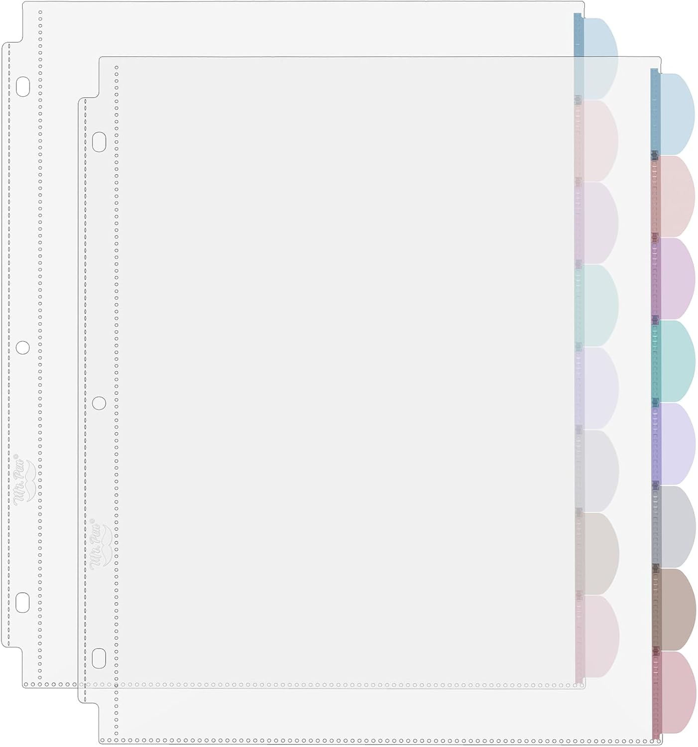 Tab Divider A4 - Protezioni per Fogli A4 Trasparenti con