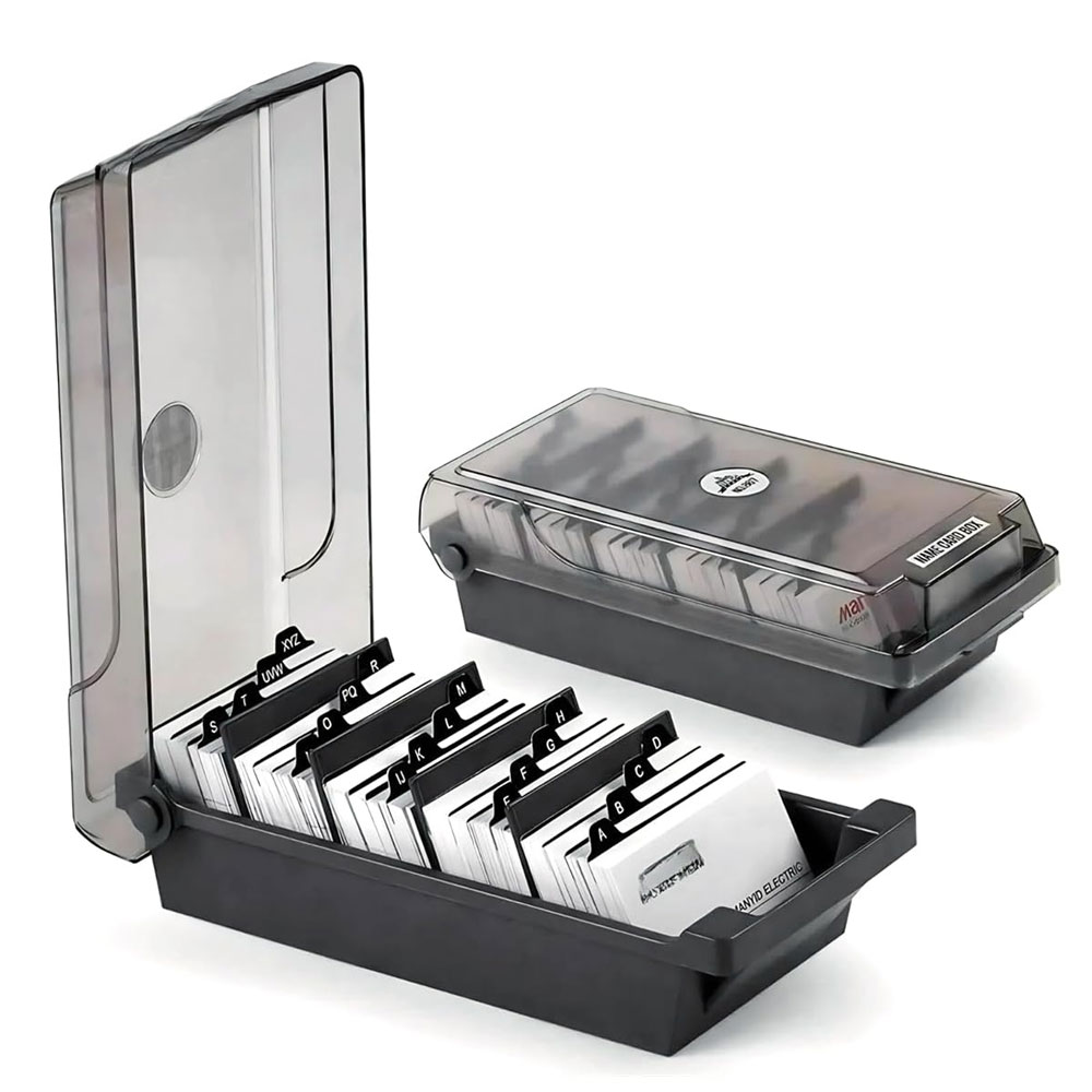 Card Index Box - Scatola porta biglietti da visita da