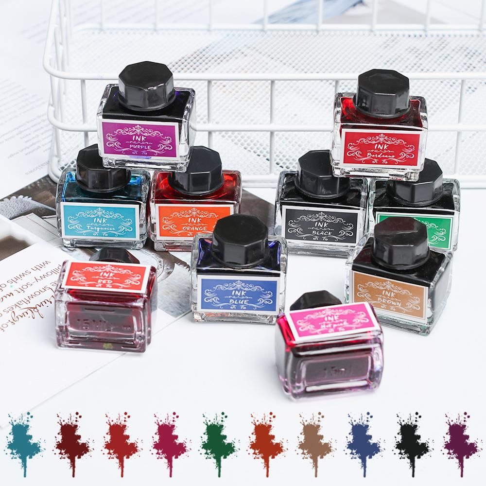 Fountain Pen Bottled Ink - Inchiostro senza carbonio per penna stilografica