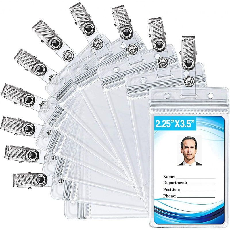 Index Card Holder - Porta carte d'identità con clip in