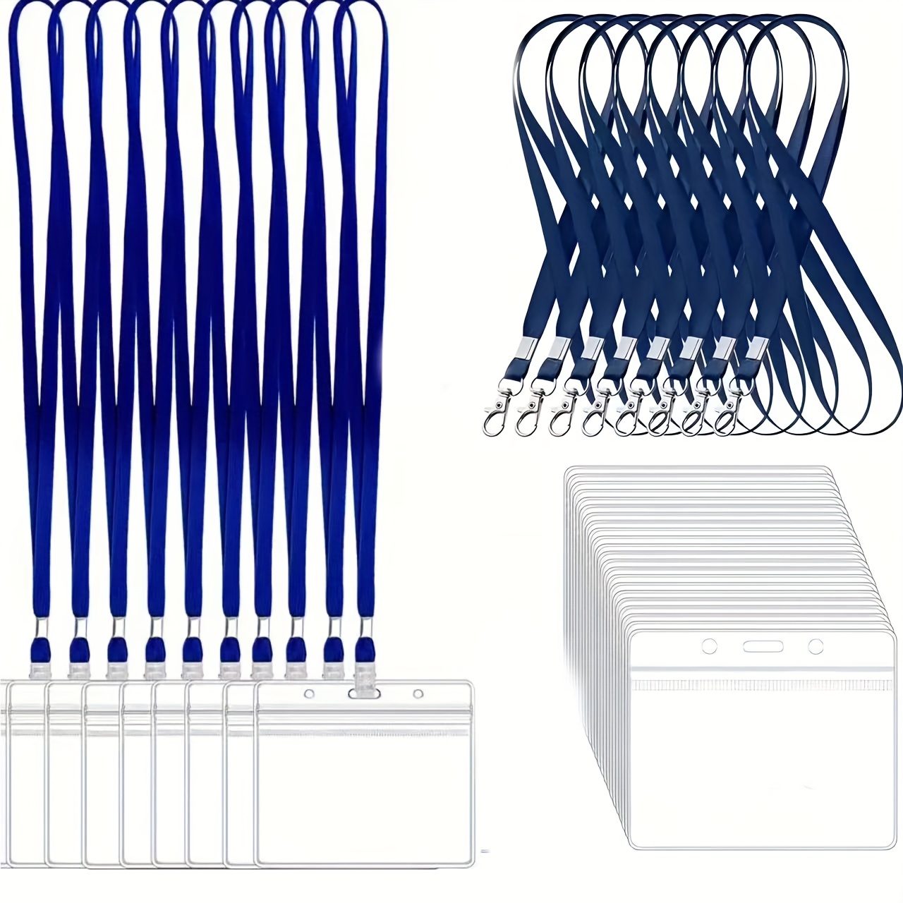 Index Card Holder - 10 set di porta carte d'identità