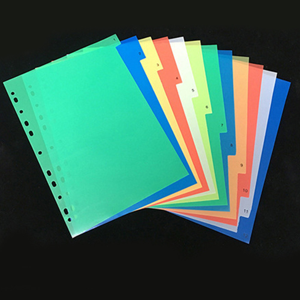 Tab Divider A4 - 40 divisori per raccoglitori A4 con