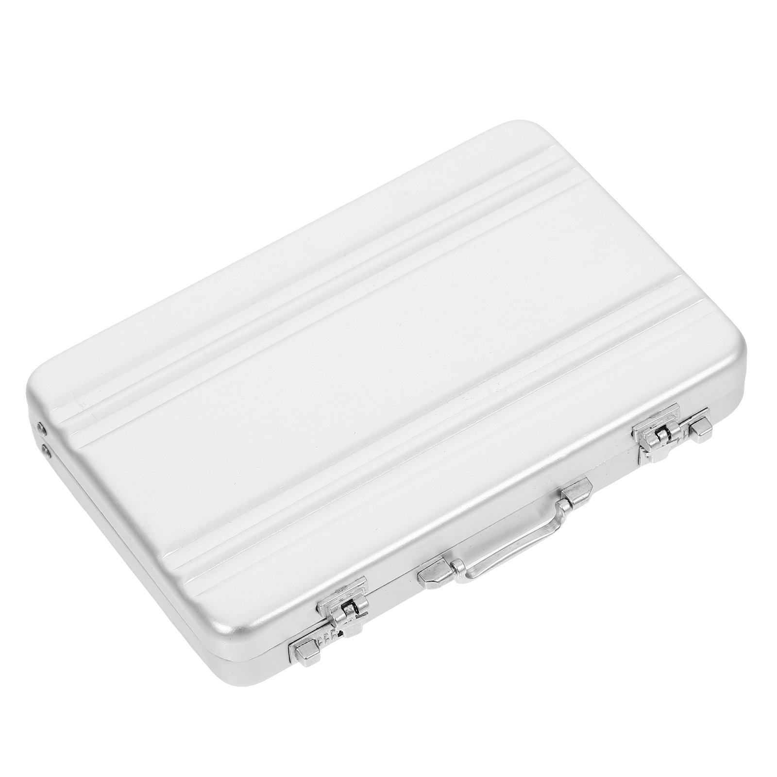Card Index Box - Porta Carte Compatto in Lega di