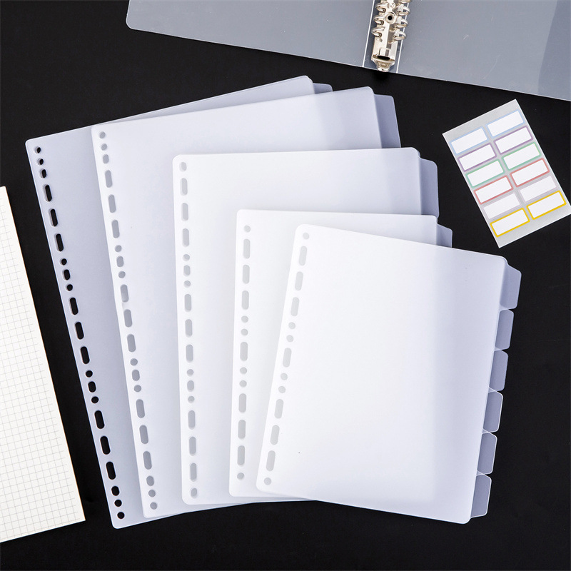Tab Divider A4 - Divisori per raccoglitori A4 A5 B5