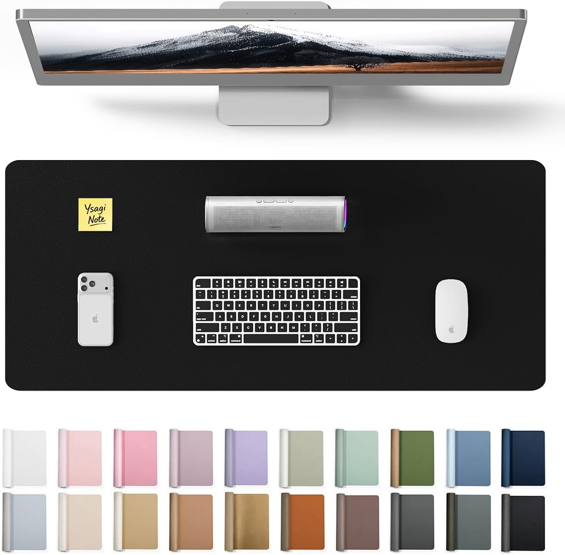 Leather Desk Pad - Grande tappetino protettivo in pelle per