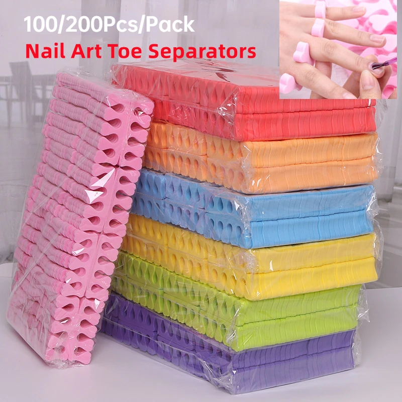 Gel Refill Pack - 100,200 pz/pacco Nail Art Separatori delle