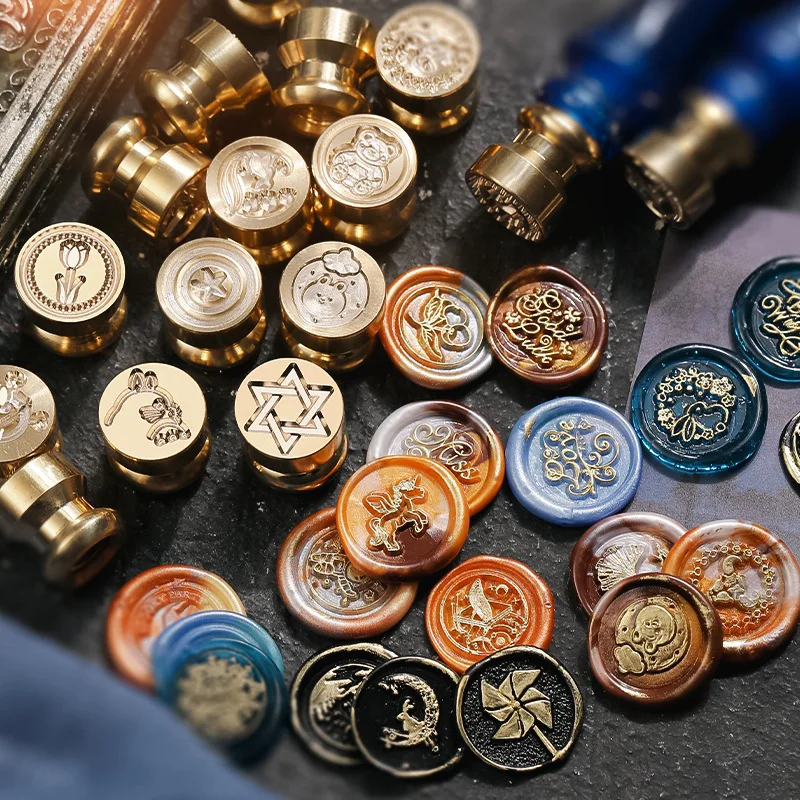 Wax Seal Stamp Set - Timbri per sigilli in ceralacca con