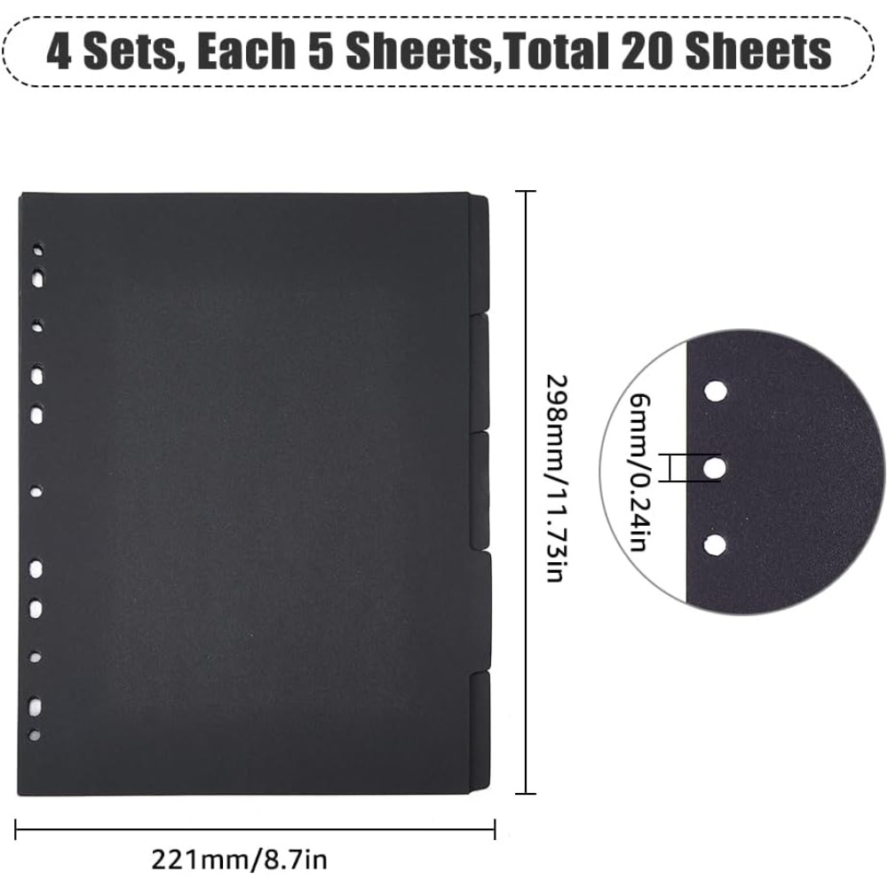 20 fogli divisori per raccogli - Tab Divider A4 recensione e prezzo
