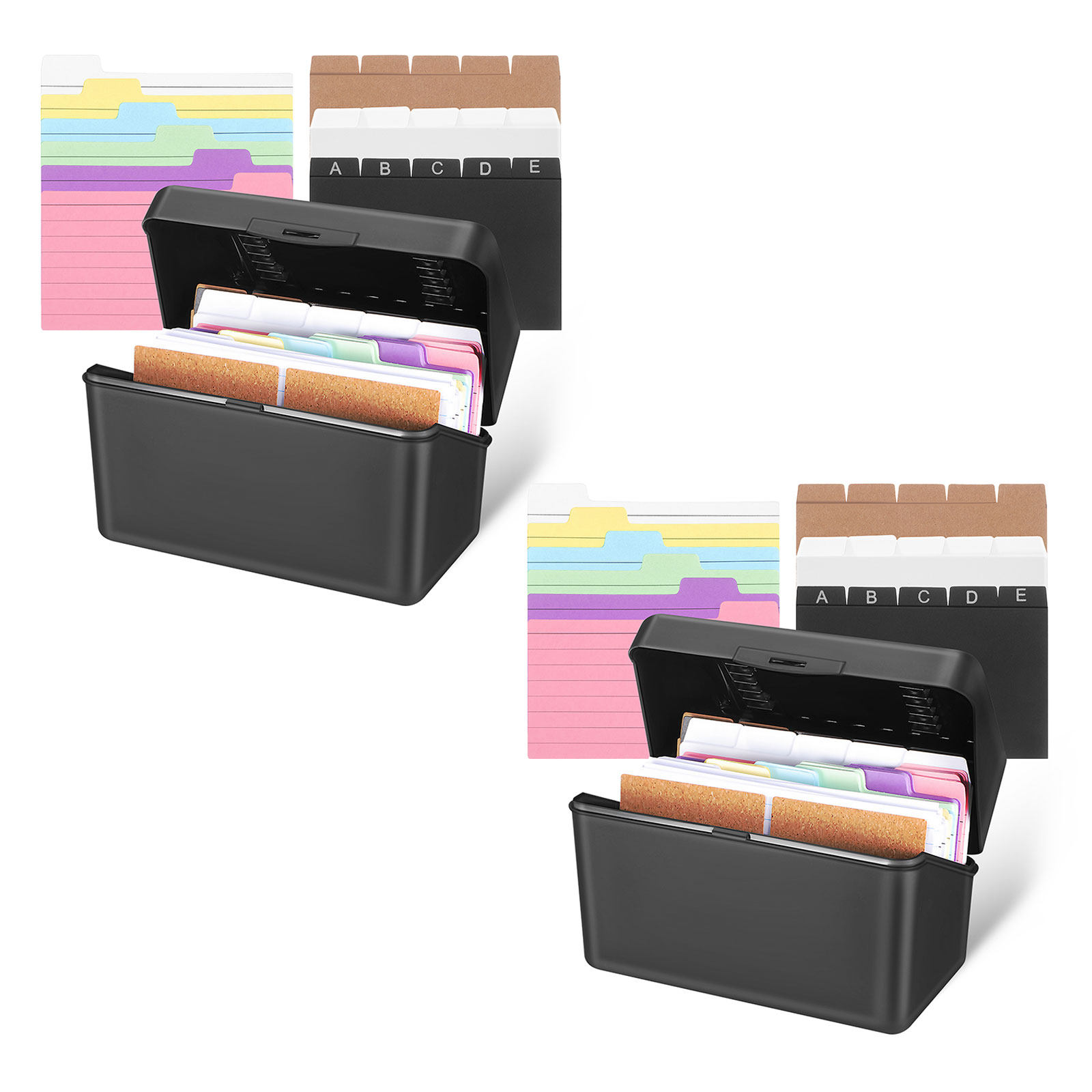 2 Set di Scatole Porta Carte d - Card Index Box recensione e prezzo