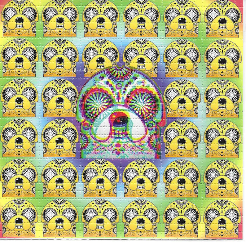 Crazy Time Psychedelic LSD Aci - Ink Blotter Paper recensione e prezzo