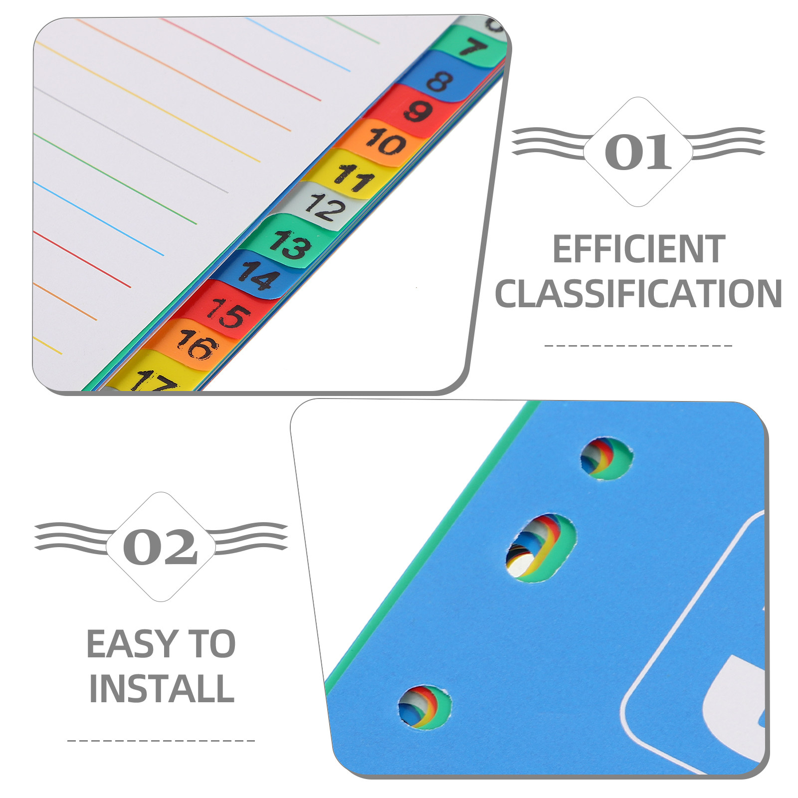 1 set di divisori A4 con 11 fo - Tab Divider A4 recensione e prezzo