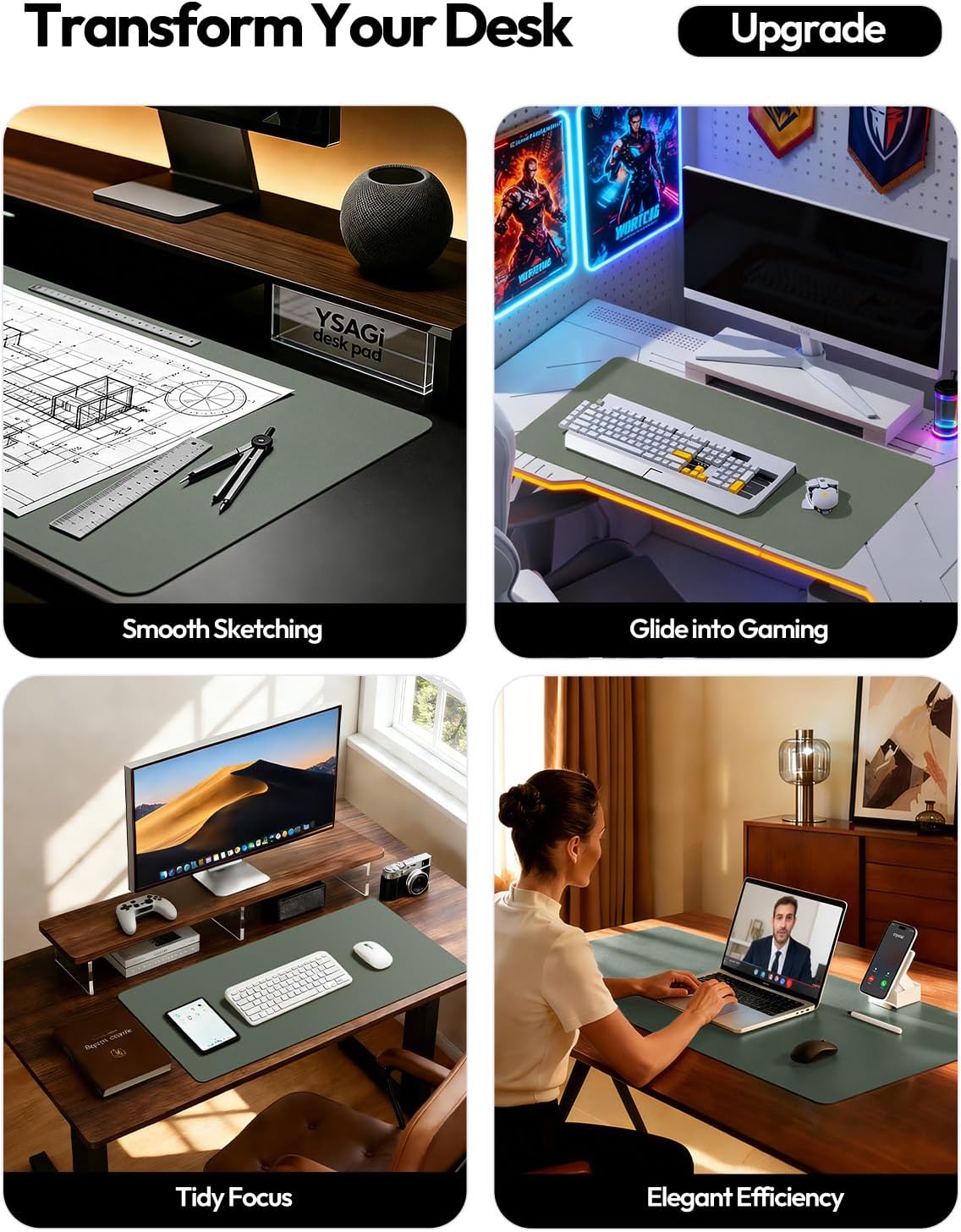 Tappetino Protettivo in Pelle  - Leather Desk Pad recensione e prezzo