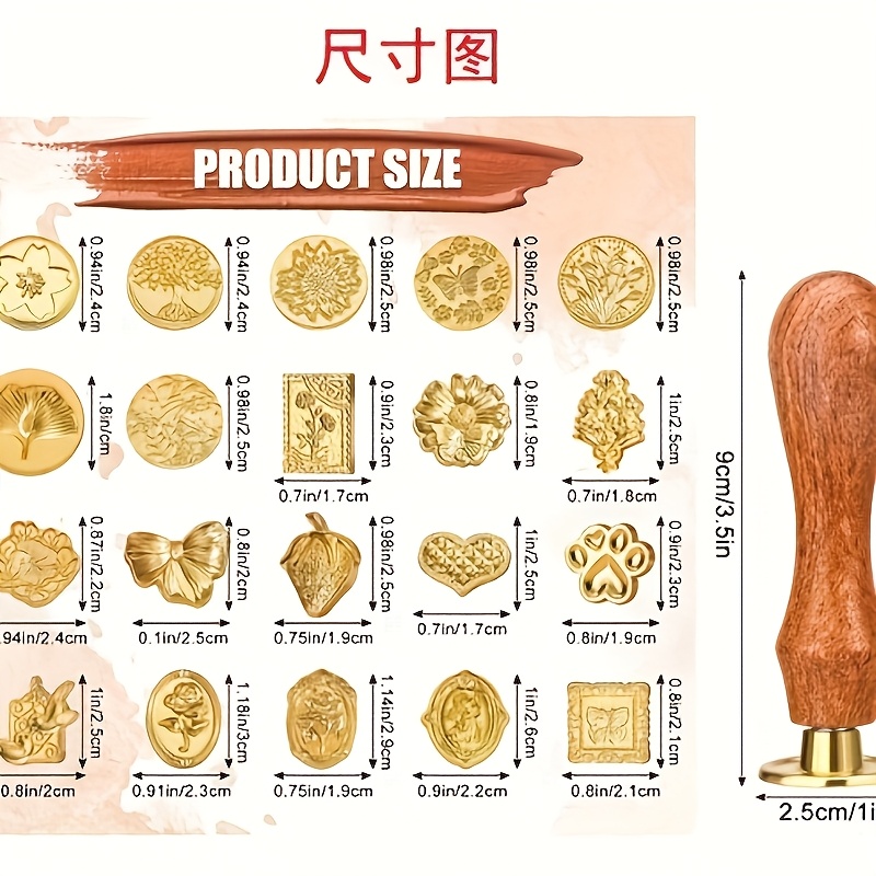 Set di 21 timbri in ceralacca  - Wax Seal Stamp Set recensione e prezzo