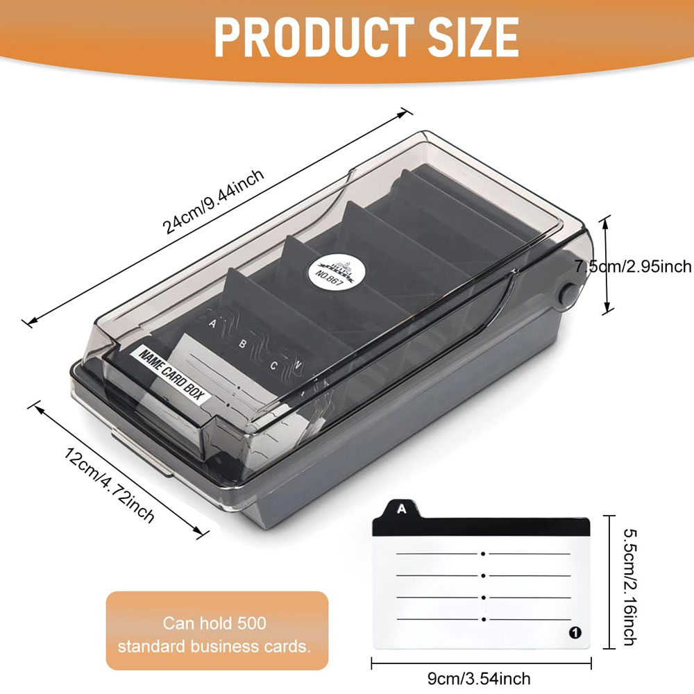 Scatola porta biglietti da vis - Card Index Box recensione e prezzo