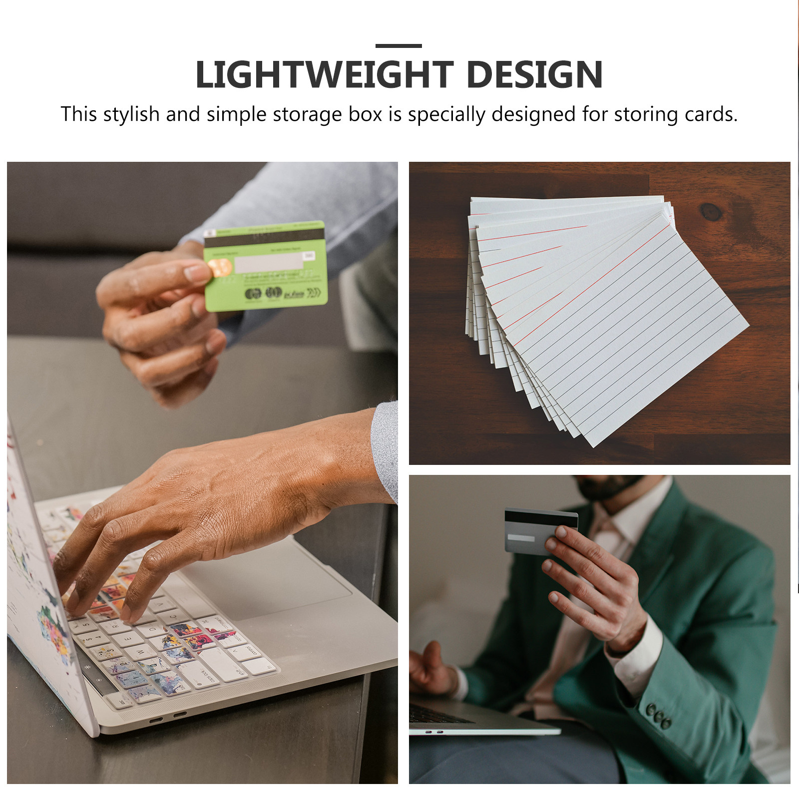 4 Pezzi Scatola Porta Carte In - Index Card Holder recensione e prezzo
