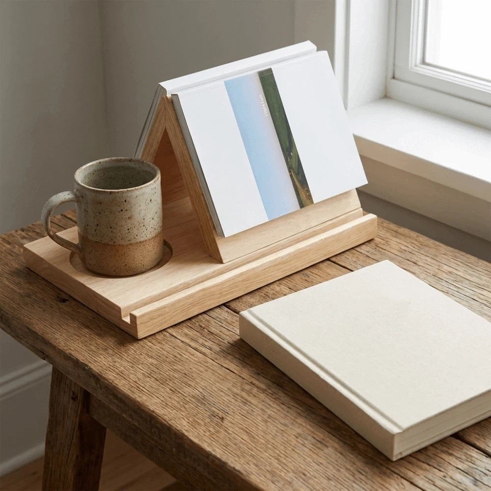 Supporto per Libri in Legno Mi - Magazine Holder Rack recensione e prezzo