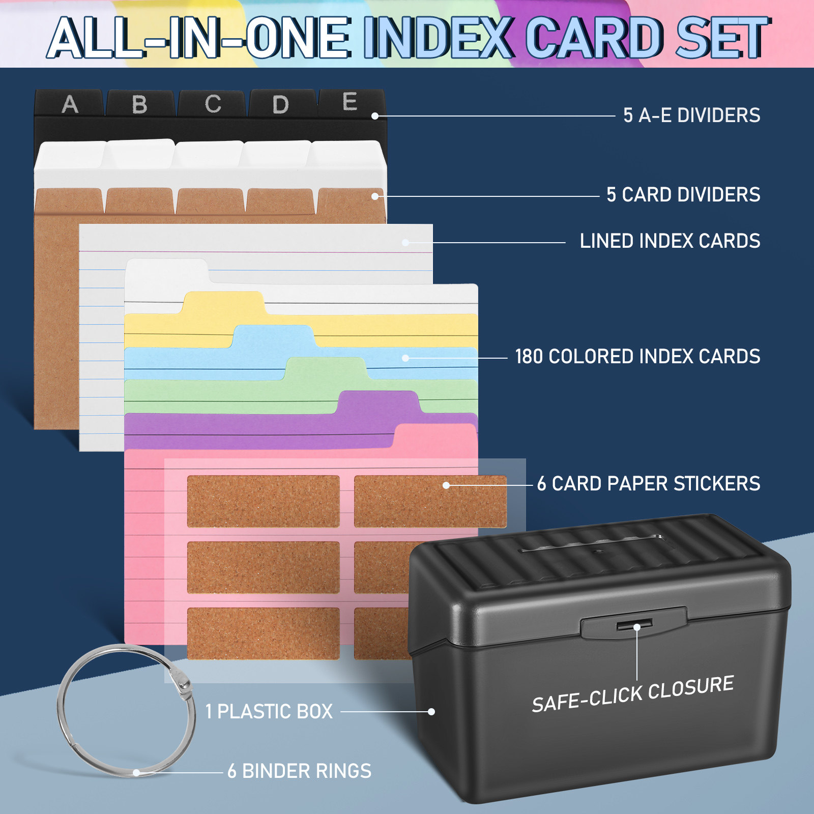 1 Set di Scatole Organizzatric - Card Index Box recensione e prezzo
