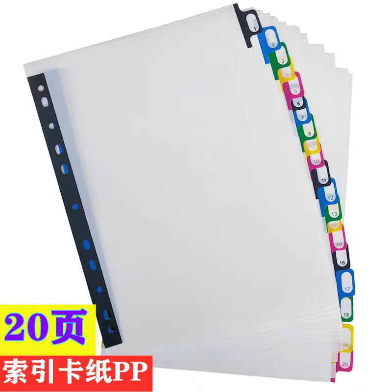 5/10/20 Lenzuola/lotto A4 Divi - Tab Divider A4 recensione e prezzo