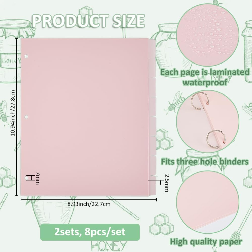 16 fogli 3 anelli A4 divisori  - Tab Divider A4 recensione e prezzo