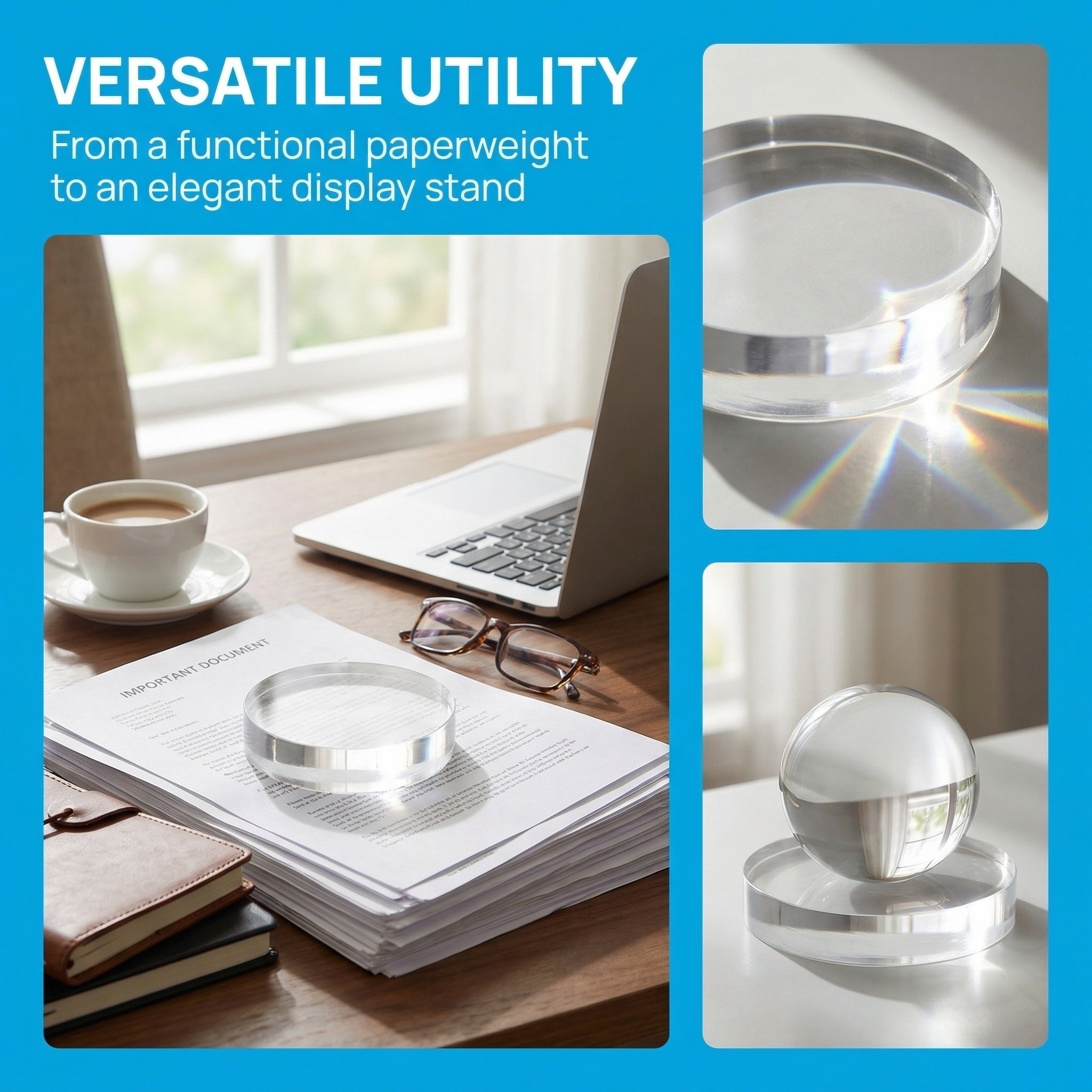 Fermacarte in Vetro Cristallo  - Paper Weight Crystal recensione e prezzo