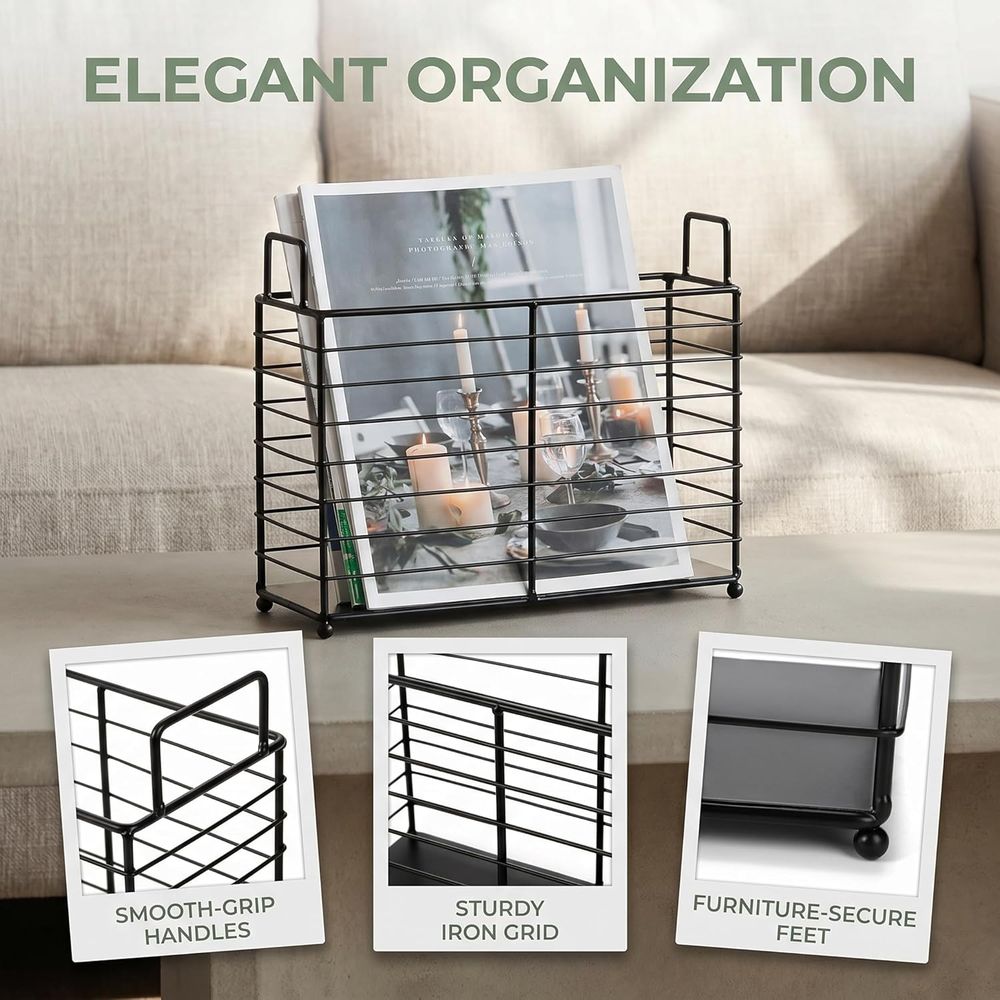Portariviste in Metallo, Cesto - Magazine Holder Rack recensione e prezzo
