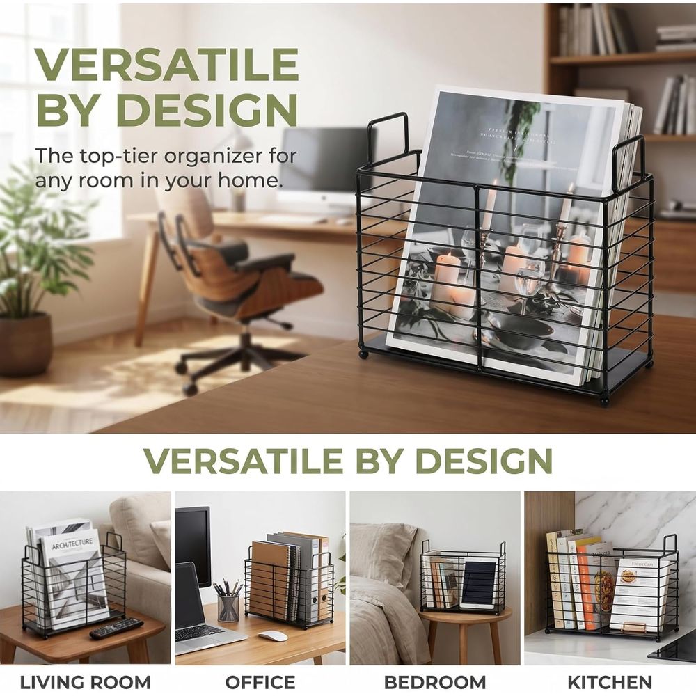 Portariviste in Metallo, Cesto - Magazine Holder Rack recensione e prezzo