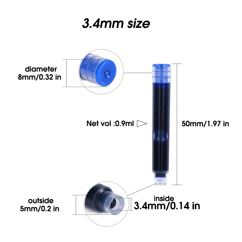 50 pz Penna Stilografica Cartu - Fountain Pen Bottled Ink recensione e prezzo