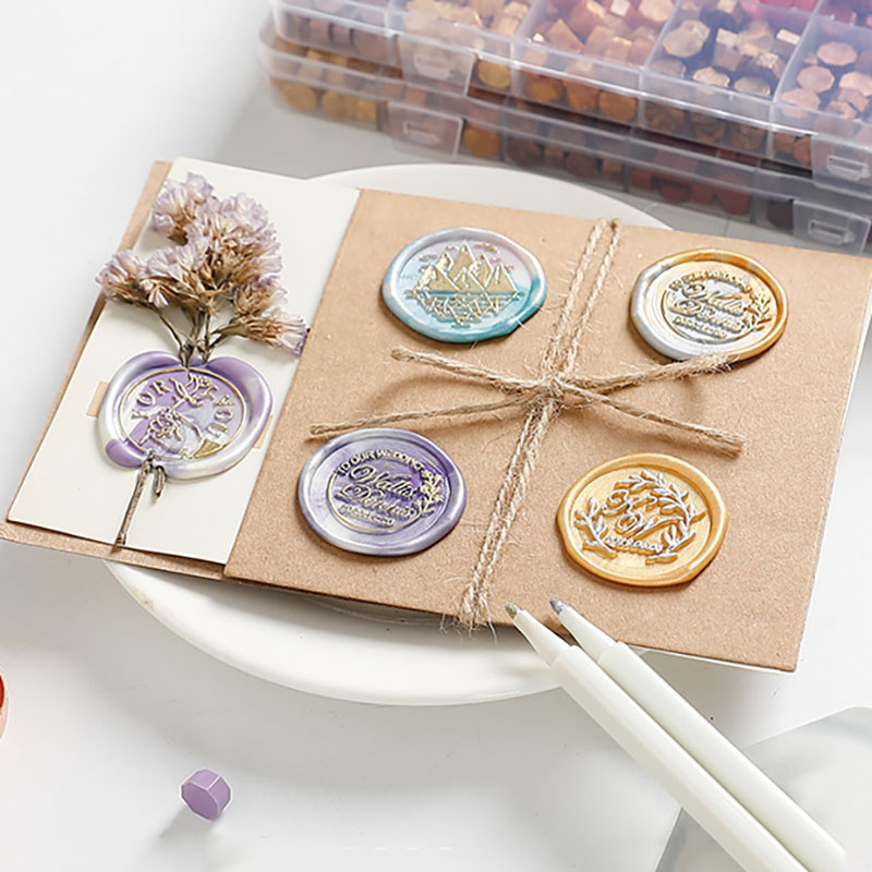 Set di 20 Sigilli in Cera con  - Wax Seal Stamp Set recensione e prezzo