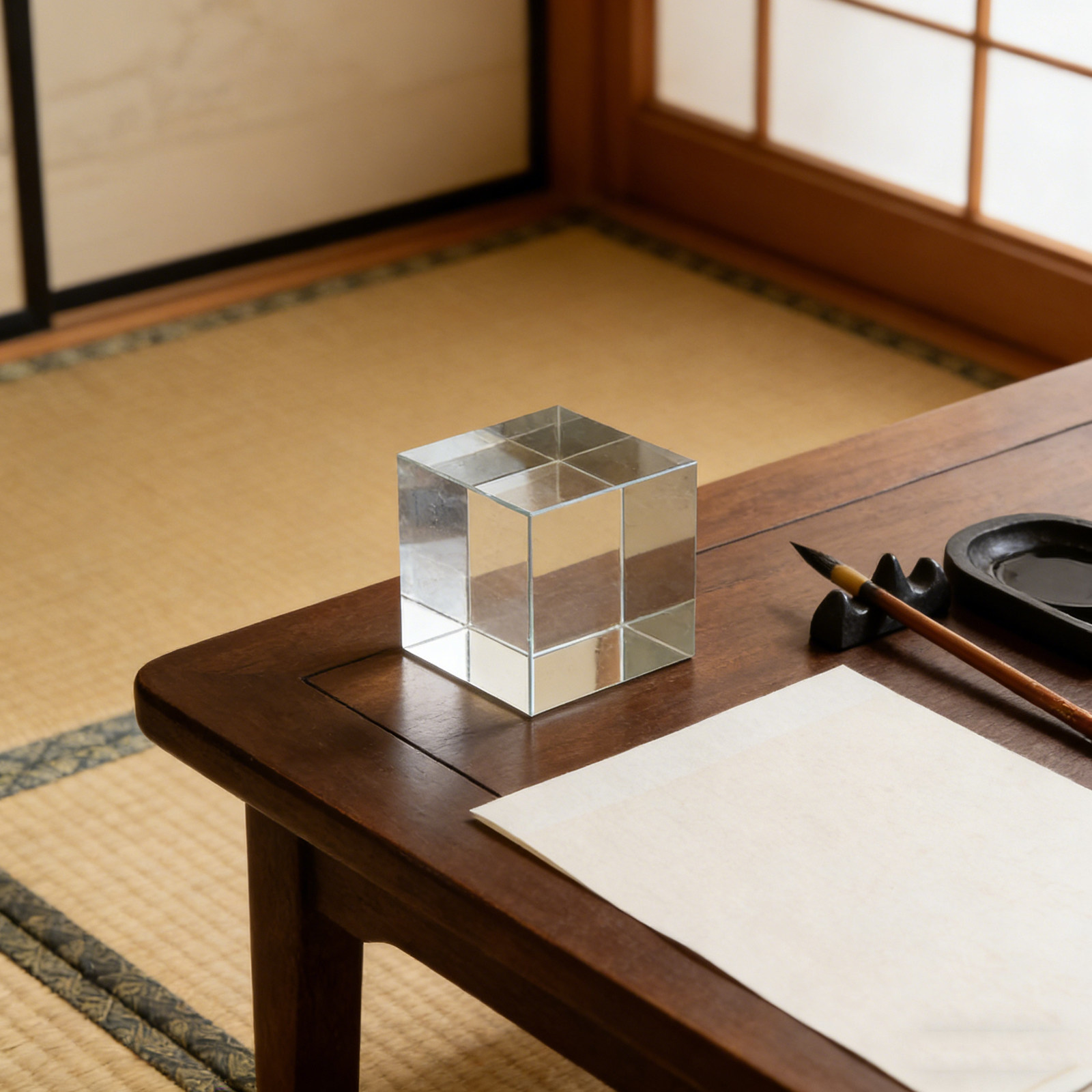 Fermacarte Quadrato in Cristal - Book Weight Glass recensione e prezzo