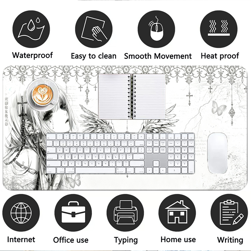 Tappetino per mouse in pelle,  - Leather Desk Pad recensione e prezzo
